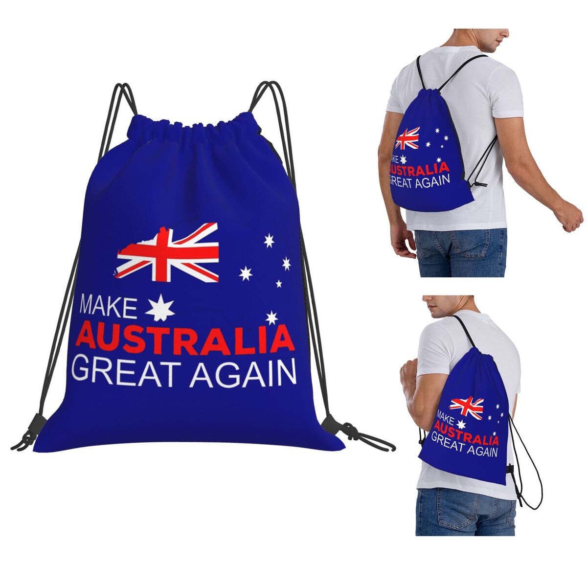 Women Bags Australia - Make Australia Great Again Backpacks Multi-function