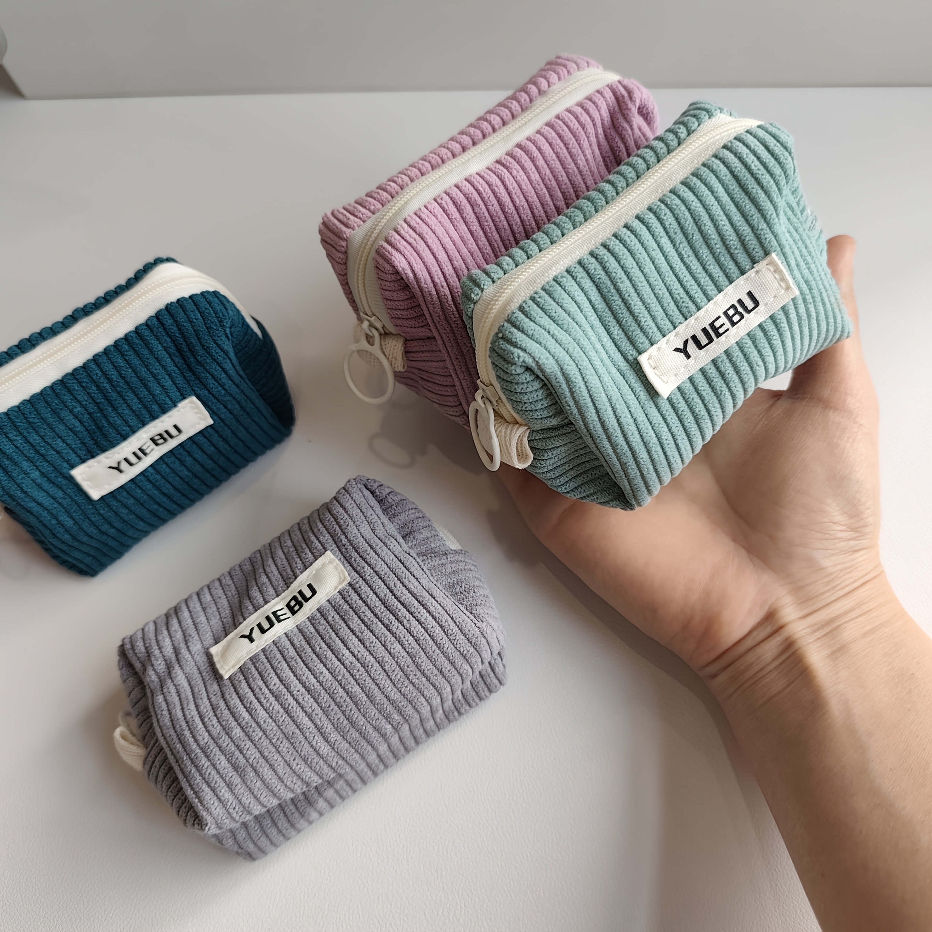 Women Bags Gift - A Soft Corduroy Pouch, a Portable