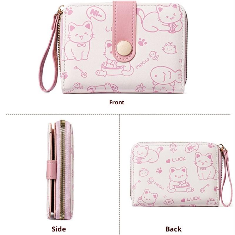 Women Bags Flipkart - Cute Cat PU Leather Coin Purse