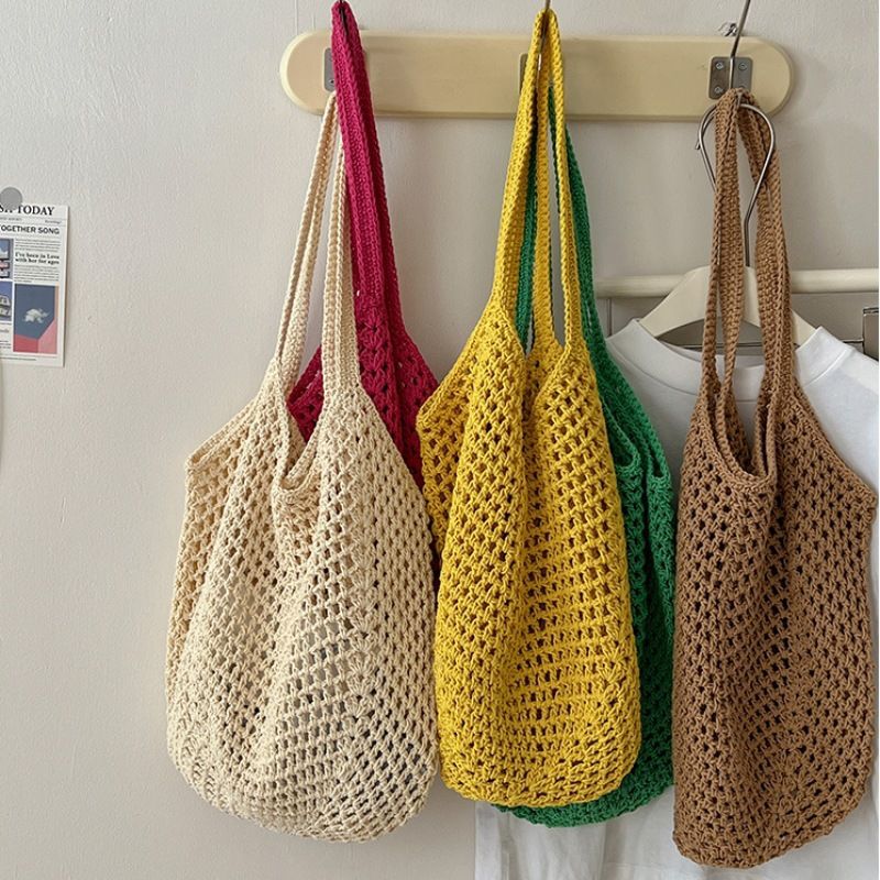 Women Bags Large - Women's Shoulder Bags Casual Straw Wicker
