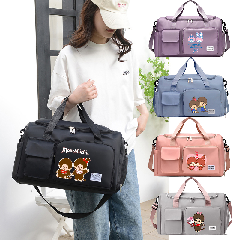 Women Bags Gift - MONCHHICHI Women Travel Bag Kawaii Cartoon