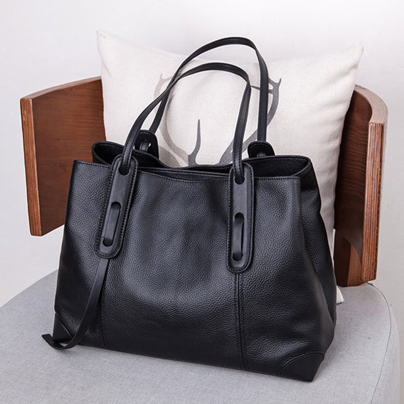Women'S Bags Designer Brands - Genuine Leather Tote Bag Luxury Designer