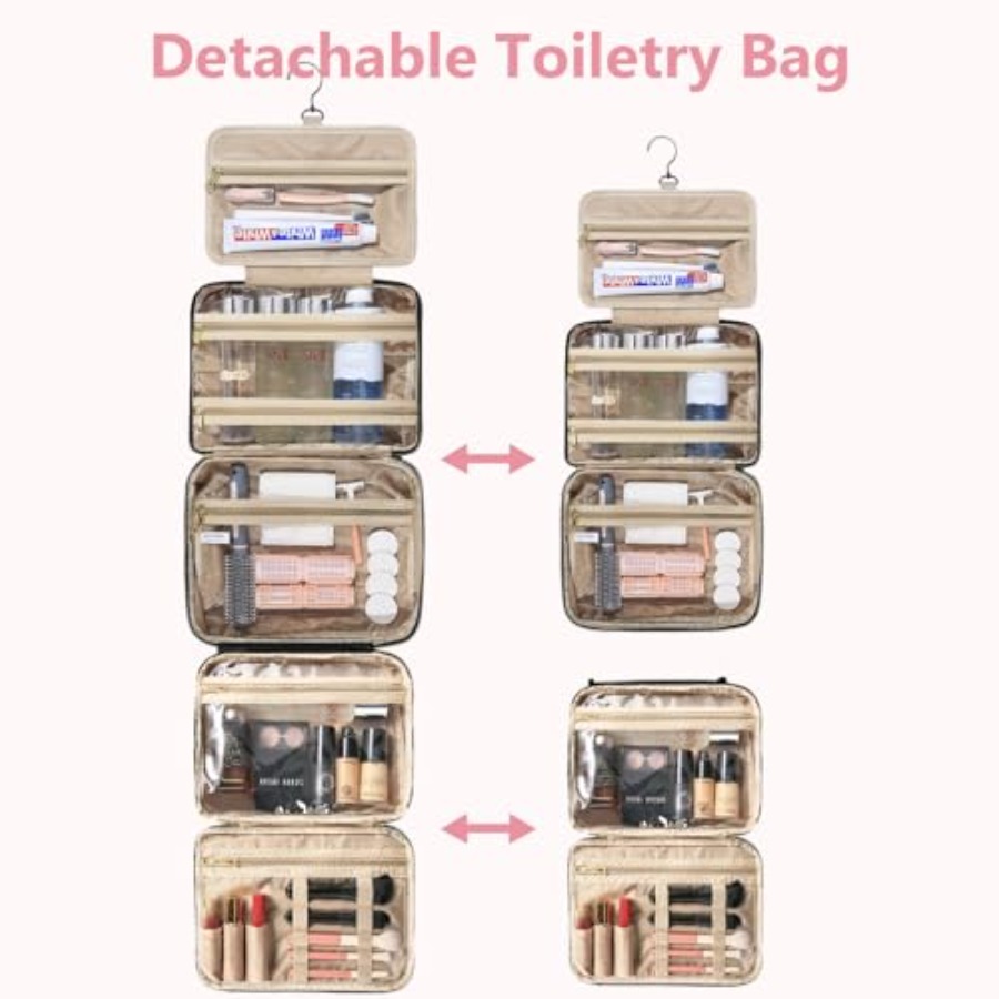 Detachable Travel Toiletry Bag – Women Bags Large recenzja i cena