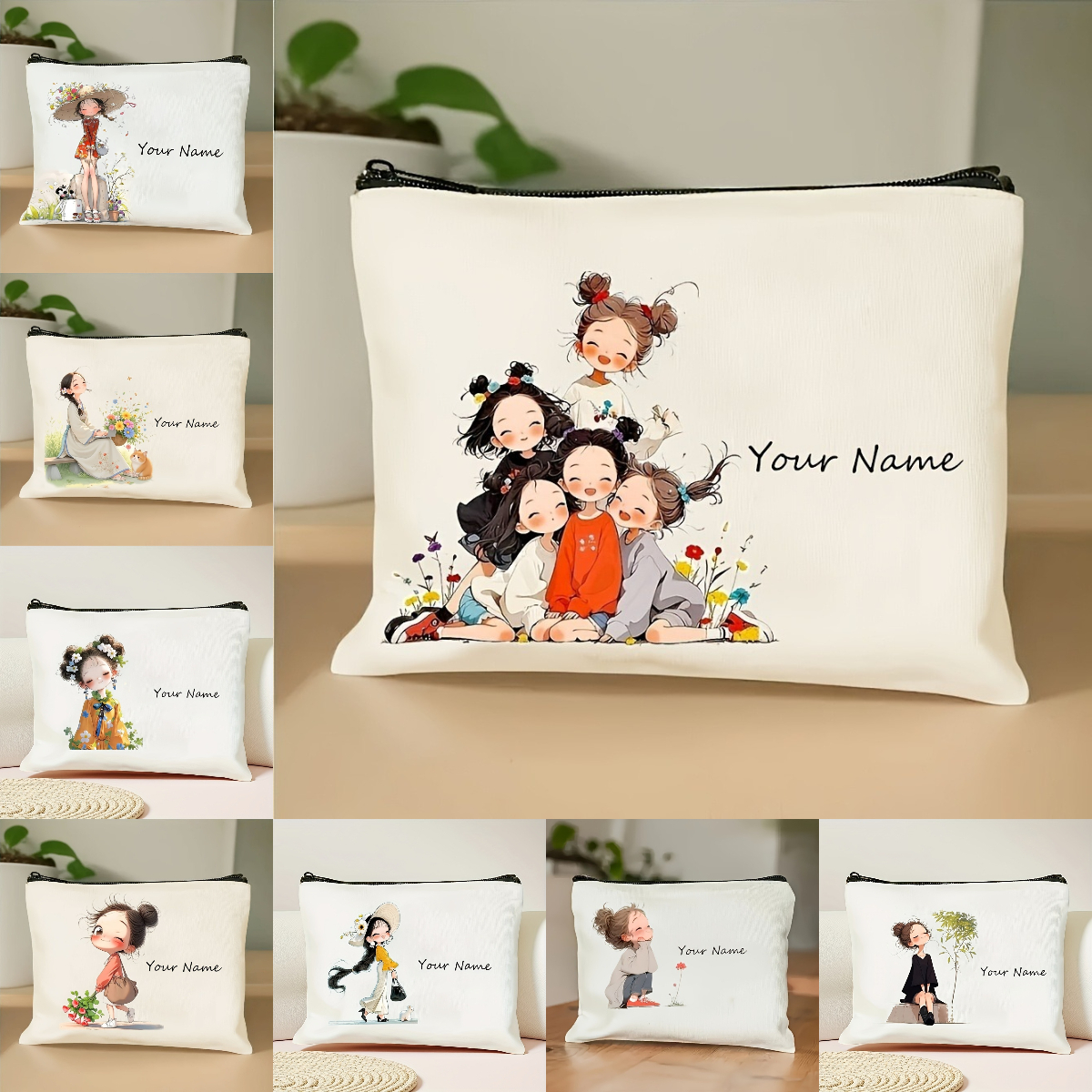 Korean-Style Anime Girl Makeup – Women Bags Gift recenzja i cena