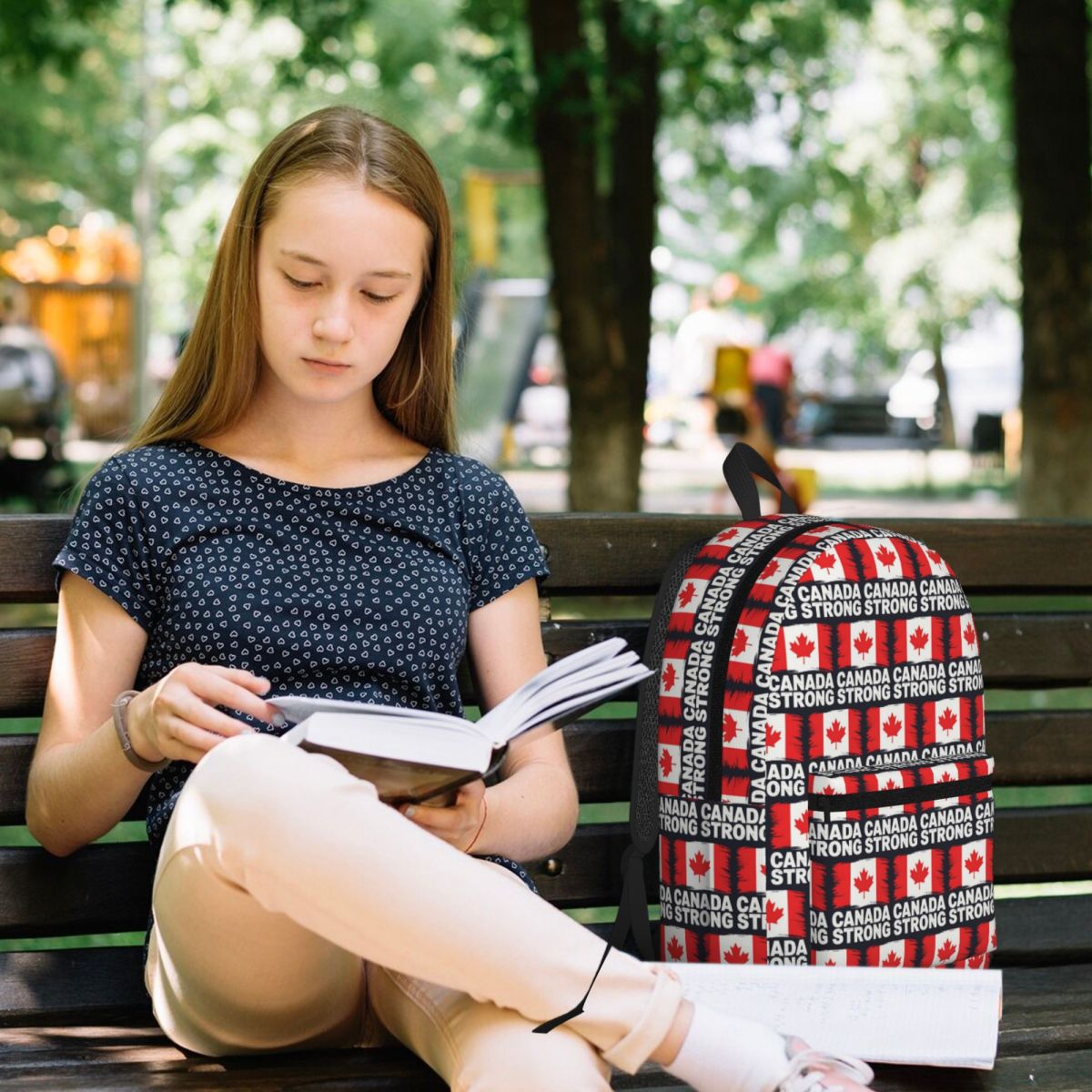 Canada Strong Student Backpack – Women Bags Canada recenzja i cena