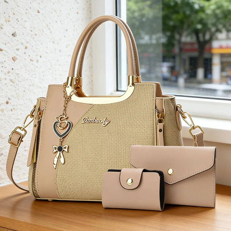 Elegant Women's Handbag Set, M – Women Bags Gift recenzja i cena