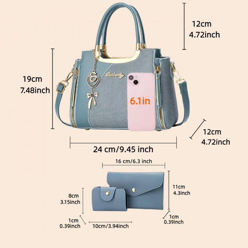 Elegant Women's Handbag Set, M – Women Bags Gift recenzja i cena