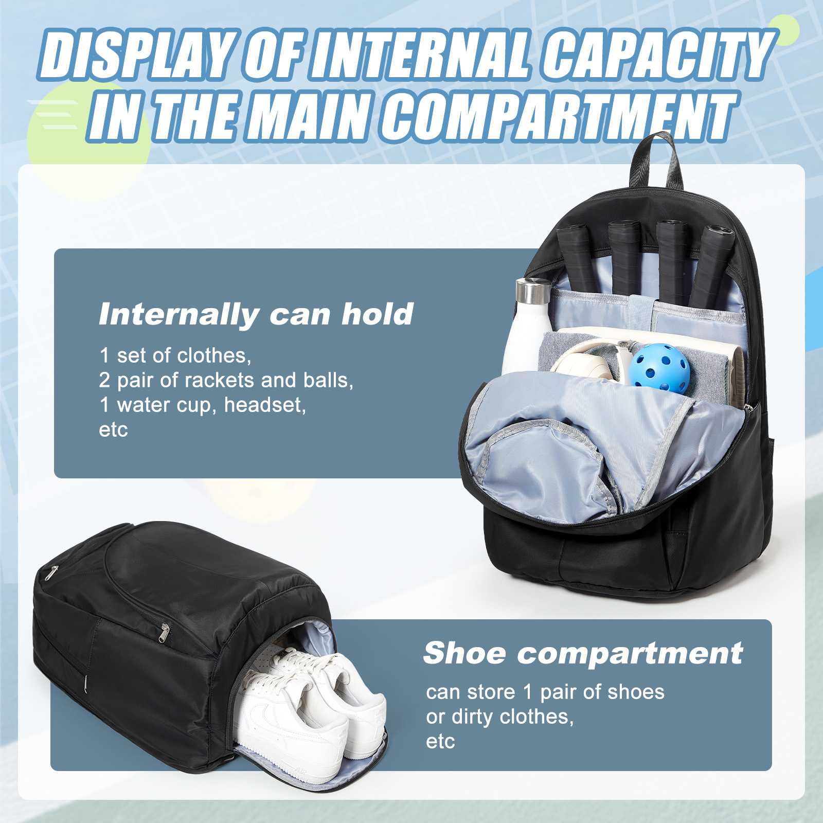 Tennis Bag Tennis Backpack 2 R – Women Bags Large recenzja i cena