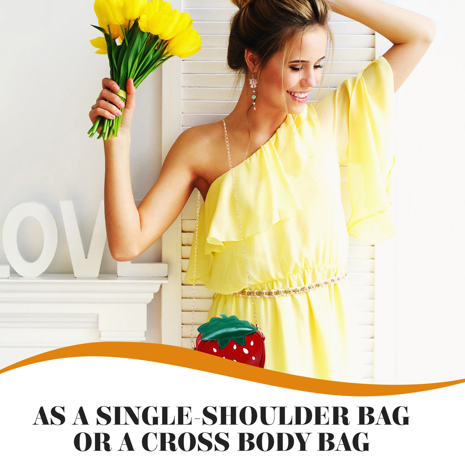 Trendy Fruit Shape Cross Body  – Women Bags Gift recenzja i cena