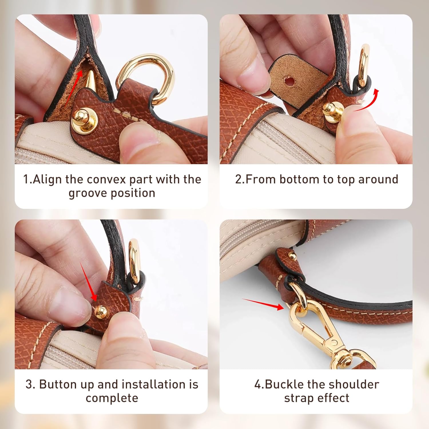 Leather bag shoulder strap for – Women'S Bags Longchamp recenzja i cena