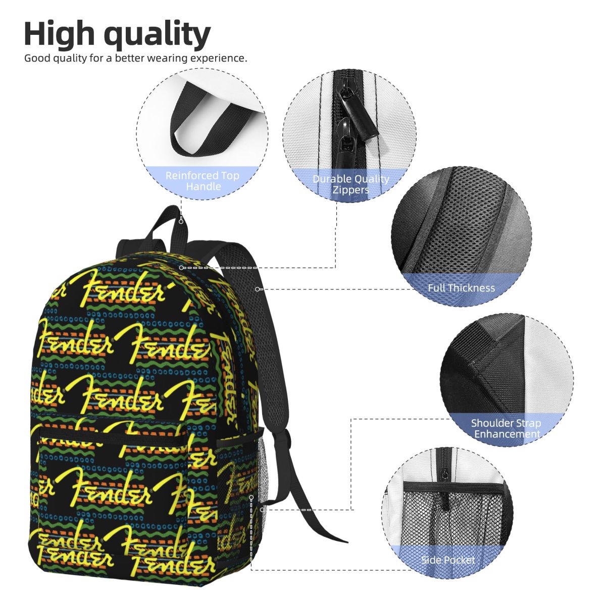 90s Music Company Fender Guita – Women Bags Company recenzja i cena