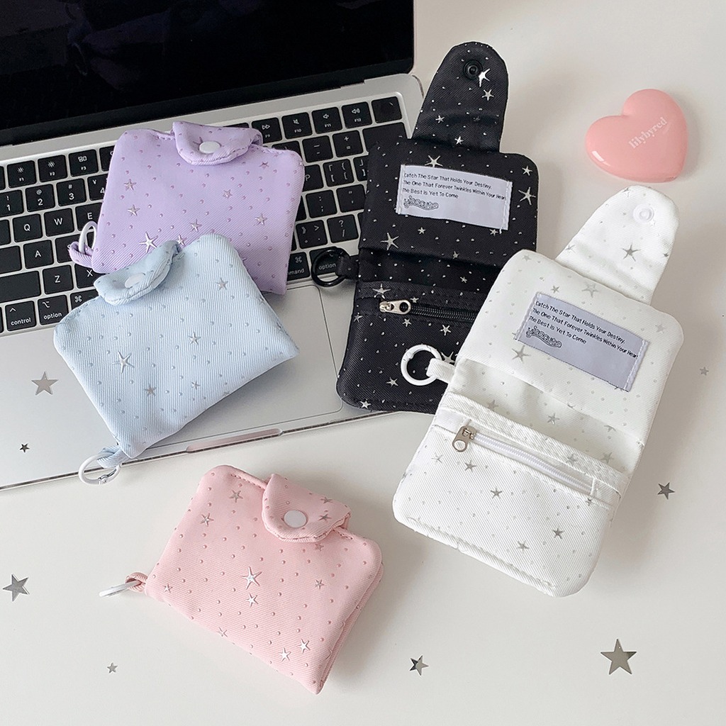 Sequins Star Print Coin Purse  – Women Bags Flipkart recenzja i cena