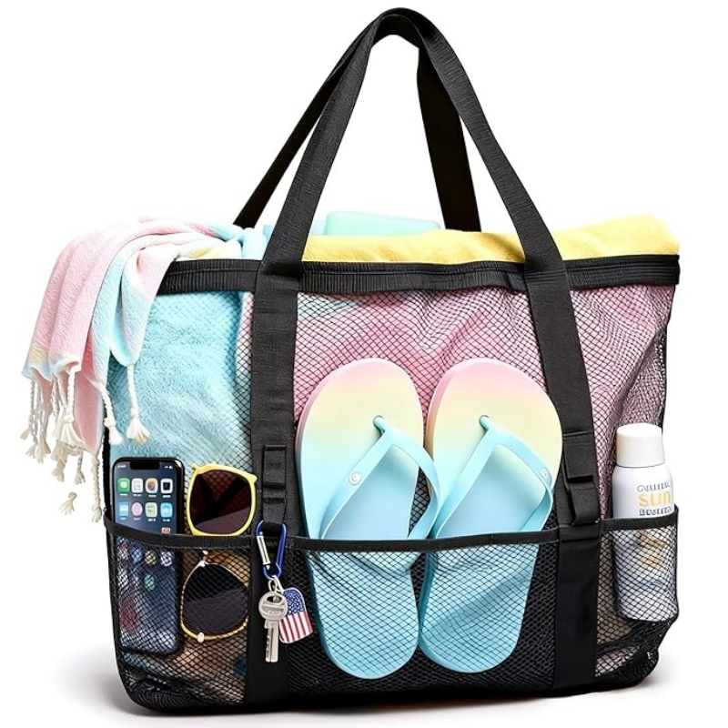 Travel Mesh Beach Bag for Wome – Women Bags Large recenzja i cena
