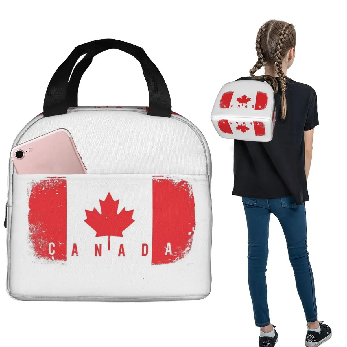 Canada Flag Insulated Lunch Ba – Women Bags Canada recenzja i cena