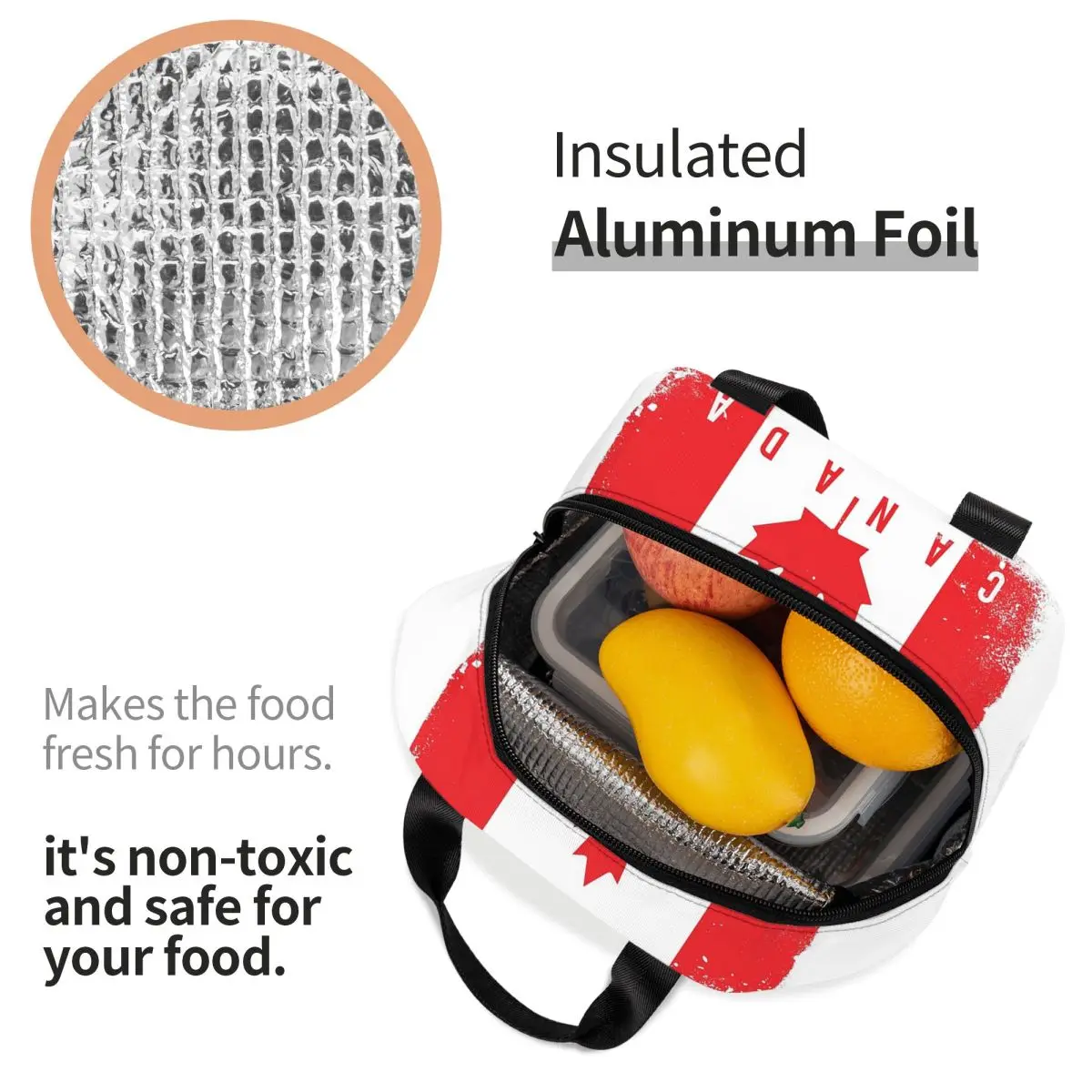 Canada Flag Insulated Lunch Ba – Women Bags Canada recenzja i cena