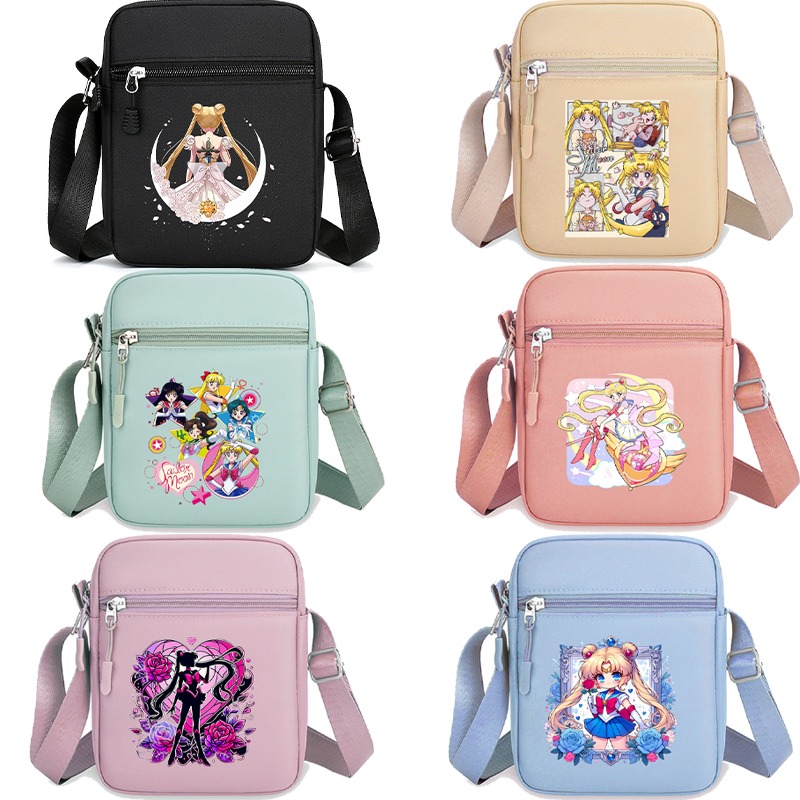 Sailor Moon Shoulder Bag Unise – Women Bags Gift recenzja i cena