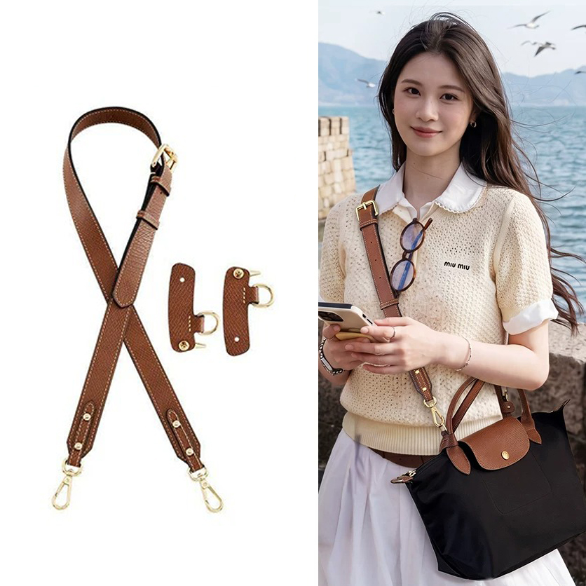 Leather Bag Shoulder Strap for – Women'S Bags Longchamp recenzja i cena
