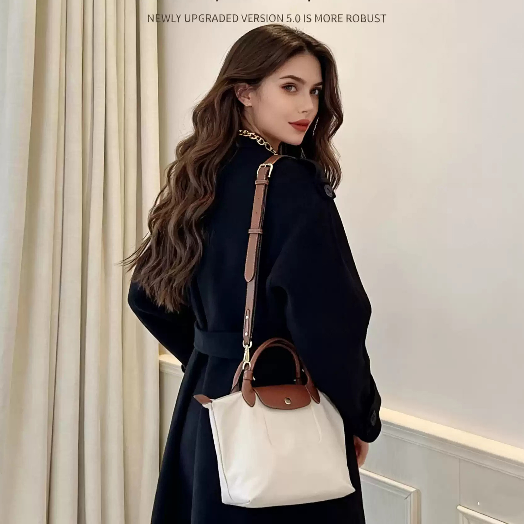 Leather Bag Shoulder Strap for – Women'S Bags Longchamp recenzja i cena