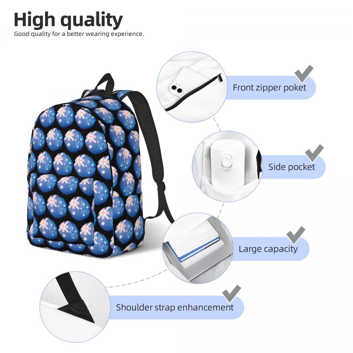 Australia Flag Crystal Ball Ba – Women Bags Australia recenzja i cena