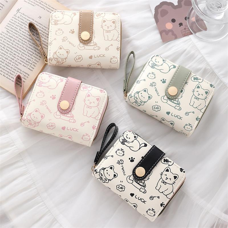 Cute Cat PU Leather Coin Purse – Women Bags Flipkart recenzja i cena