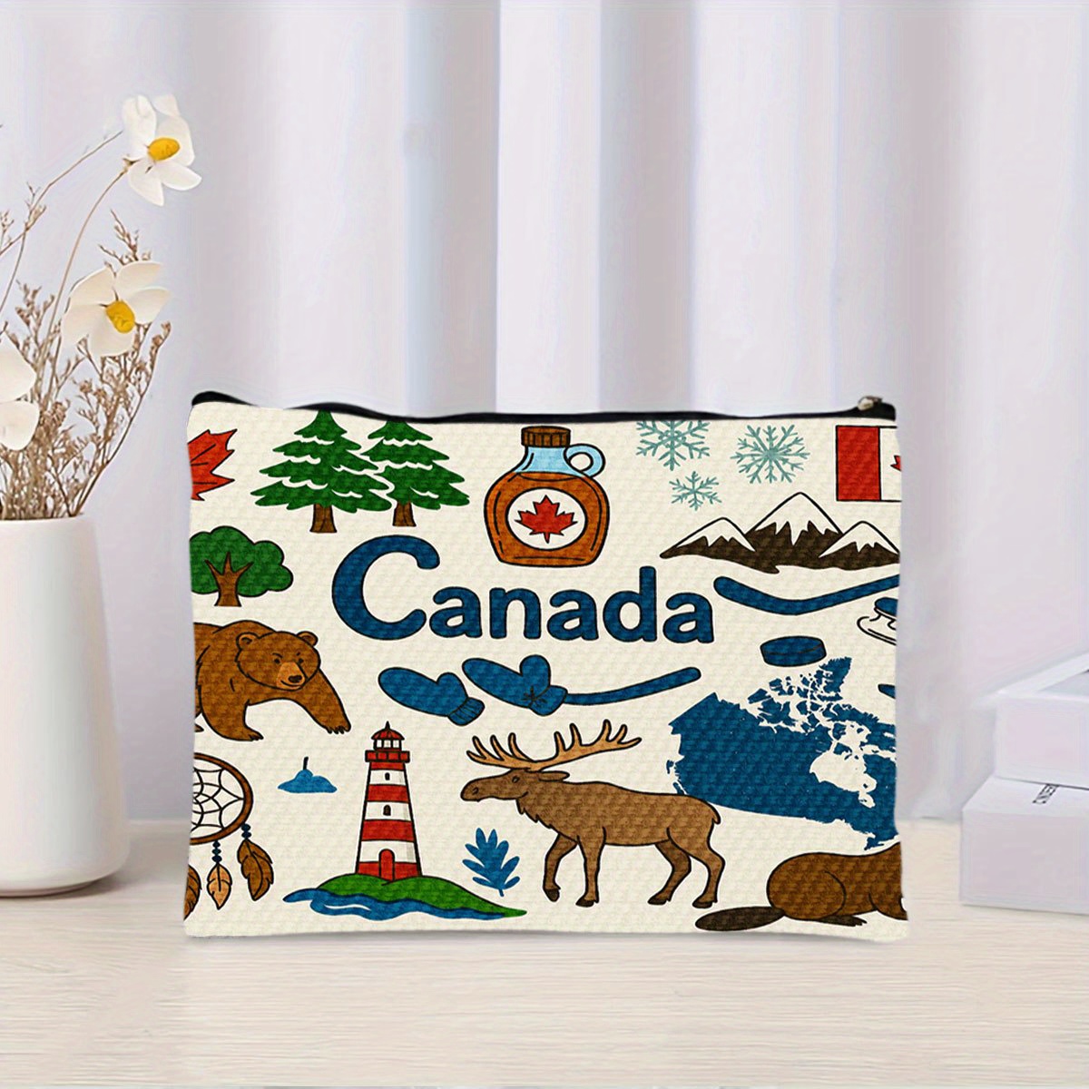 A Canada themed cosmetic bag - – Women Bags Canada recenzja i cena