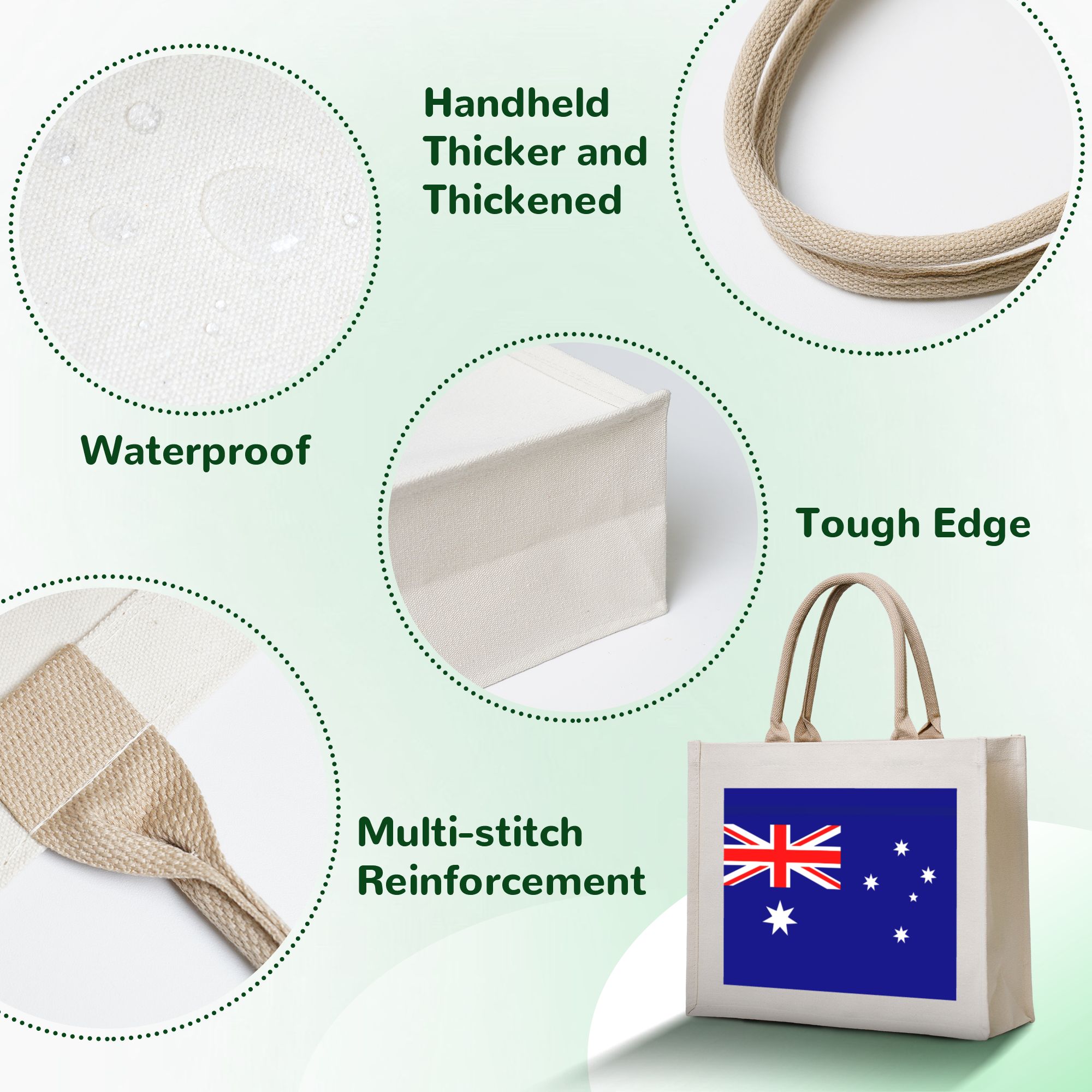 Australia Flag Grocery Tote Sh – Women Bags Australia recenzja i cena