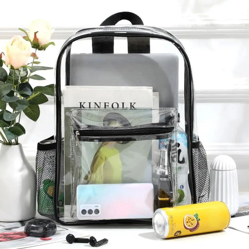 Transparent PVC Backpack Outdo – Women Bags Large recenzja i cena