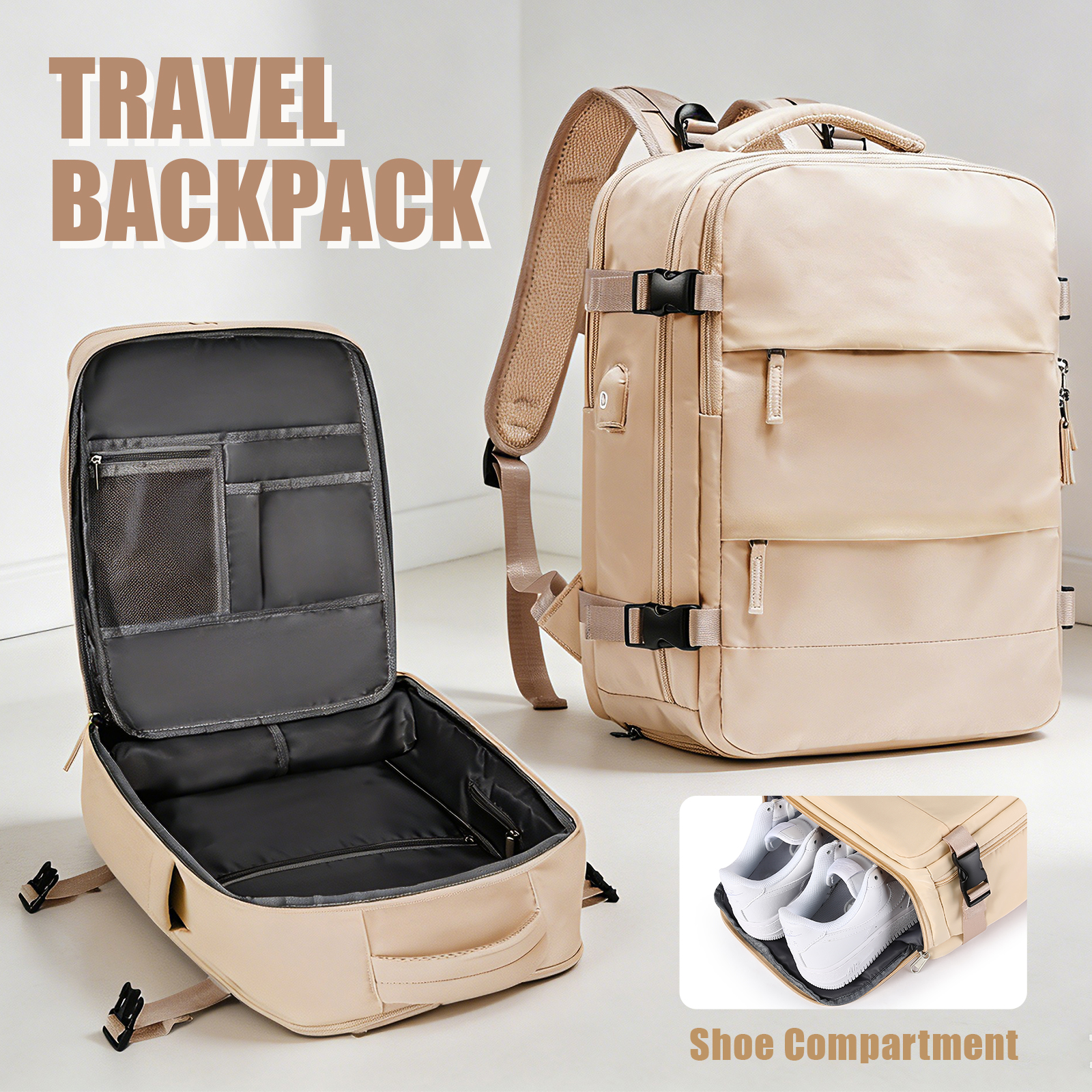Large Travel Backpack for Men  – Women Bags Large recenzja i cena