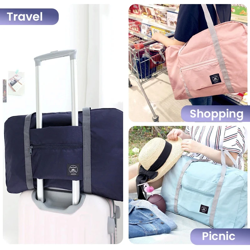 Foldable Travel Duffel Bag for – Women Bags Large recenzja i cena