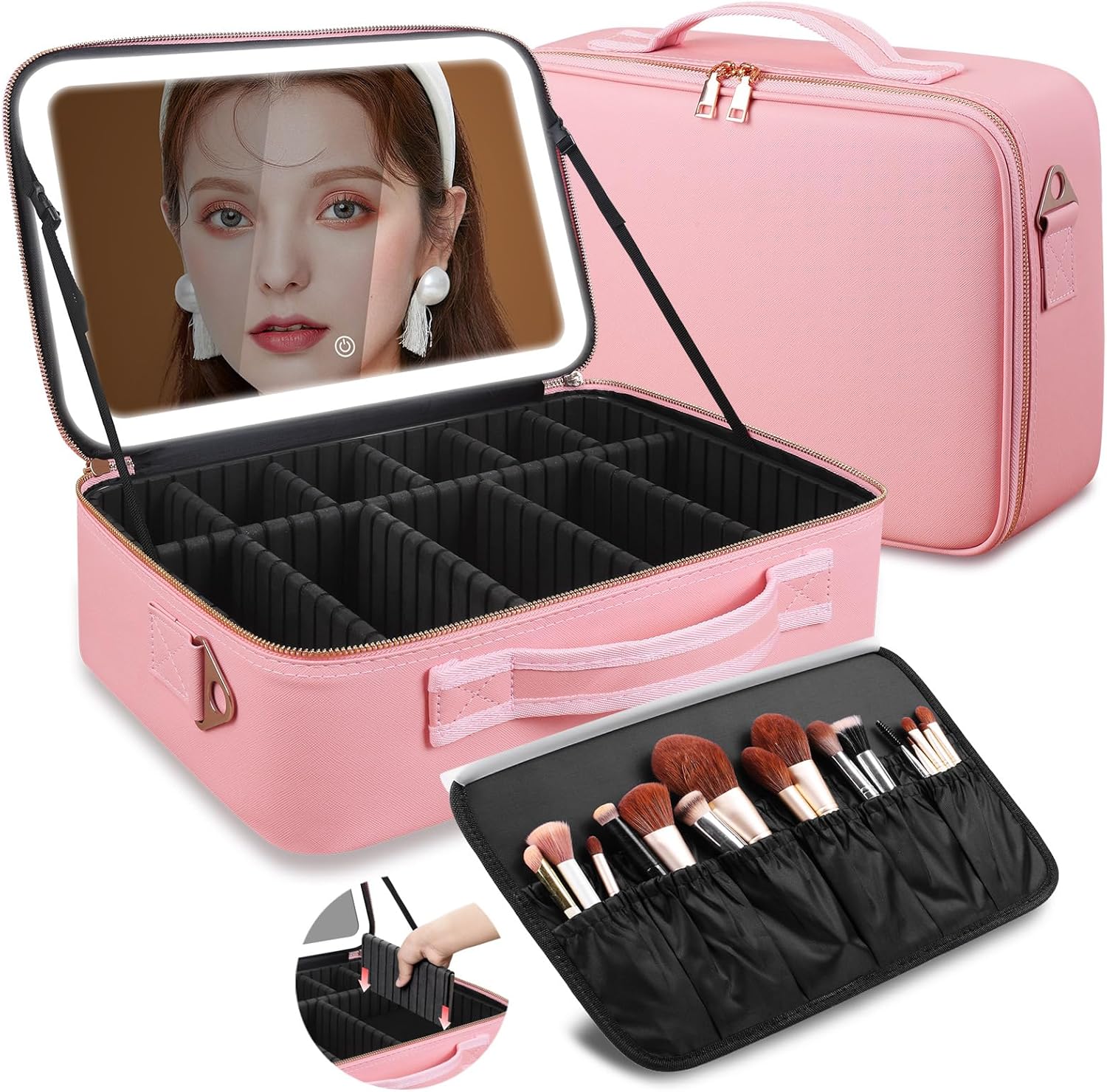 Large Capacity Makeup Bag 15'' – Women Bags Large recenzja i cena