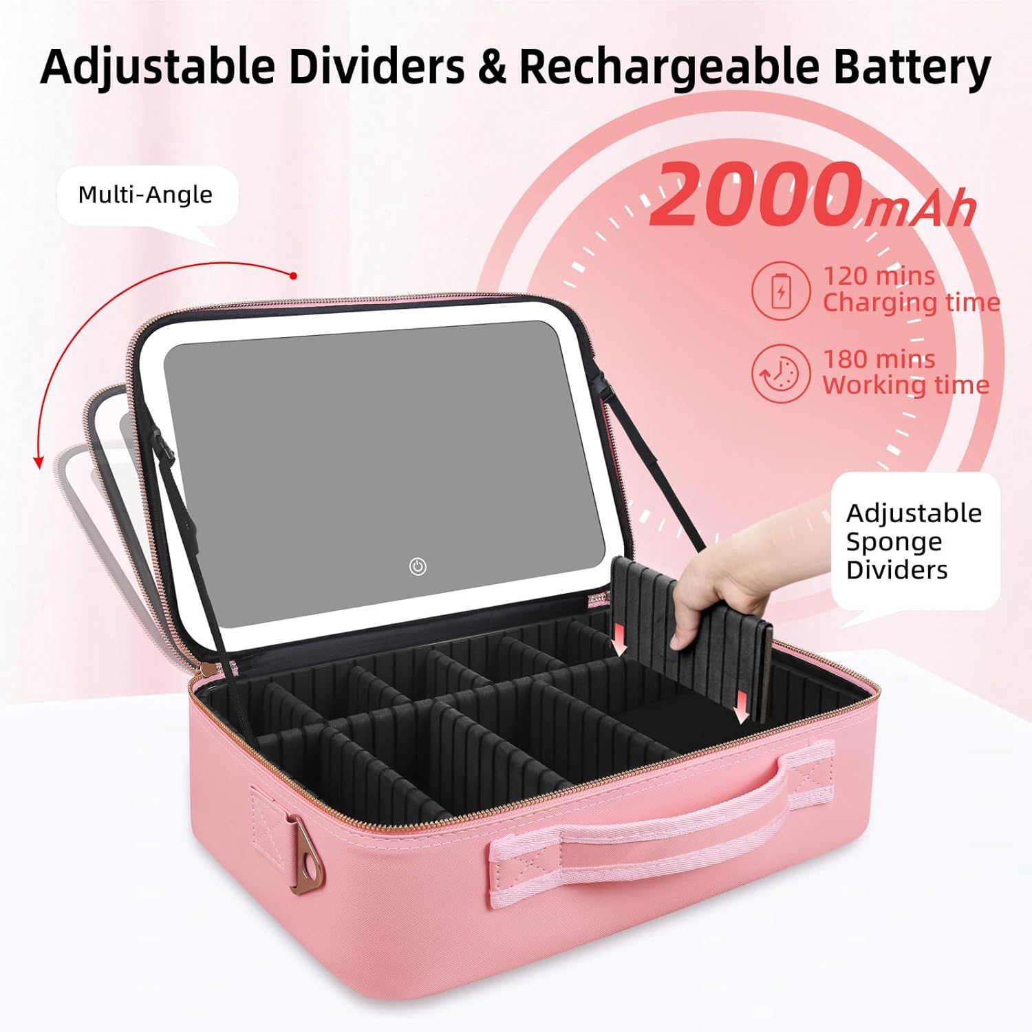 Large Capacity Makeup Bag 15'' – Women Bags Large recenzja i cena